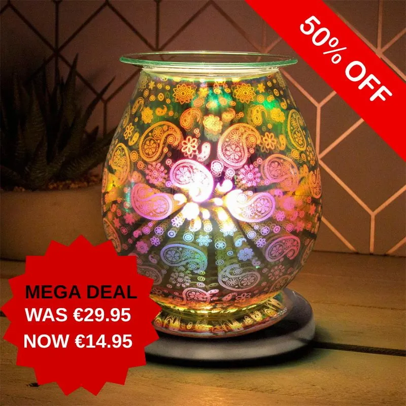 LP46959 DESIRE PAISLEY AROMA LAMP*** SPECIAL 25