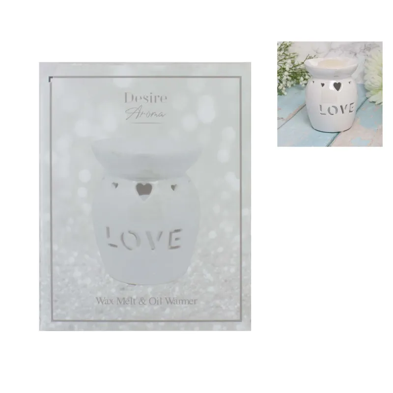 LP47749 DESIRE AROMA LOVE OIL BURNER WHITE