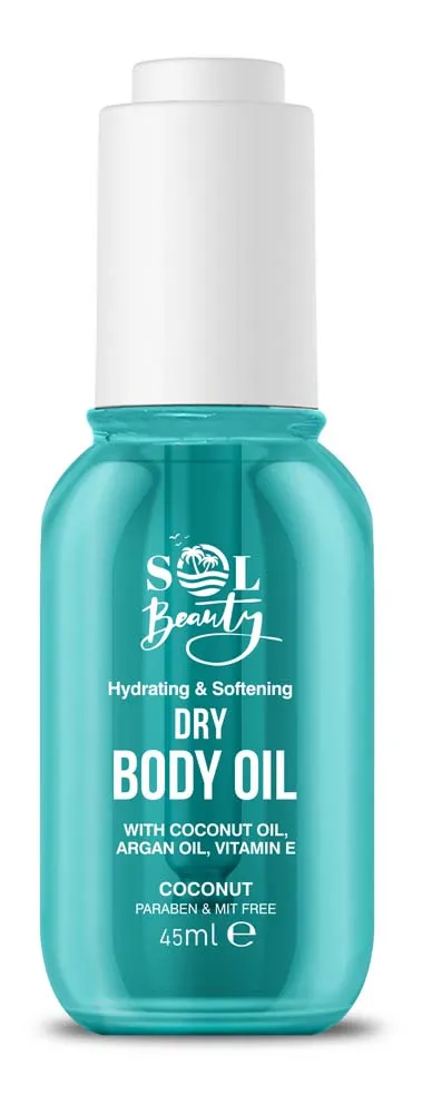 SOL BEAUTY COCONUT DRY BODY OIL 45ml x 8
