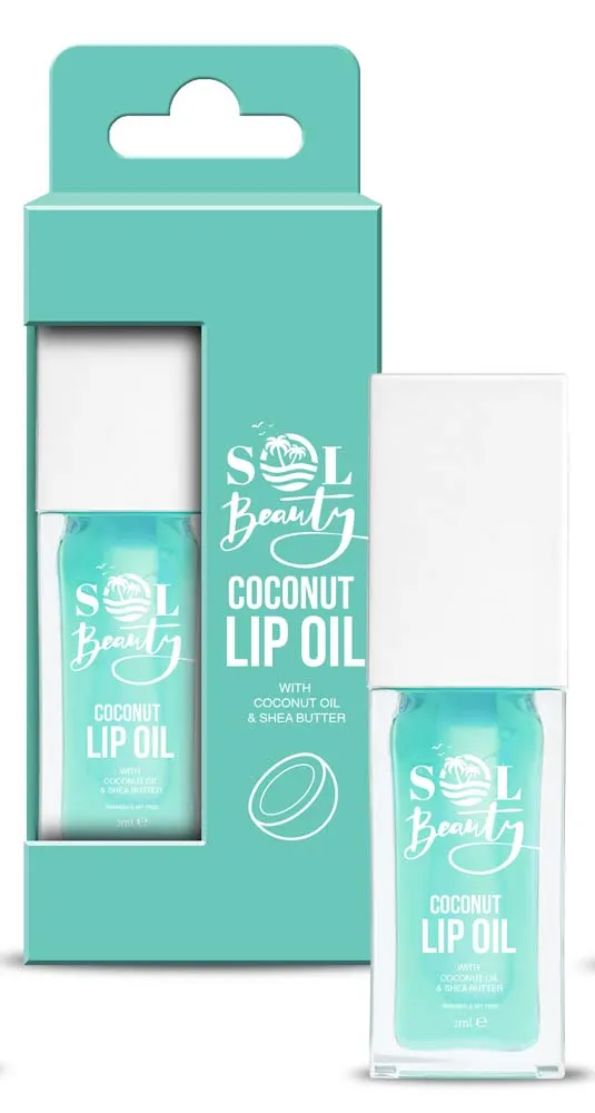 SOL BEAUTY COCONUT LIP OIL 3g x 8