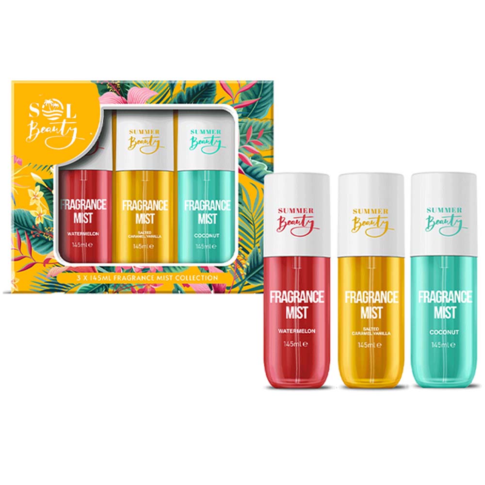 SOL BEAUTY 3xFRAGRANCE MIST COLLECTION SET