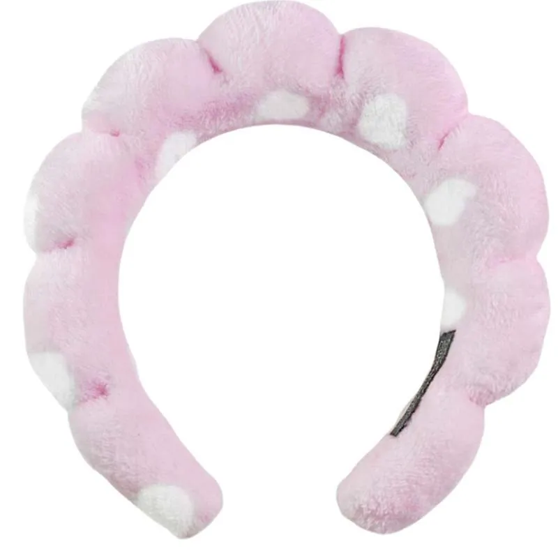 SPA H/BAND PINK POLKA