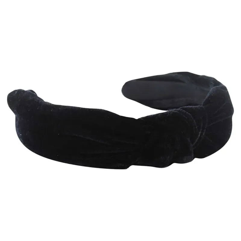 BLACK VELVET KNOT H/BAND