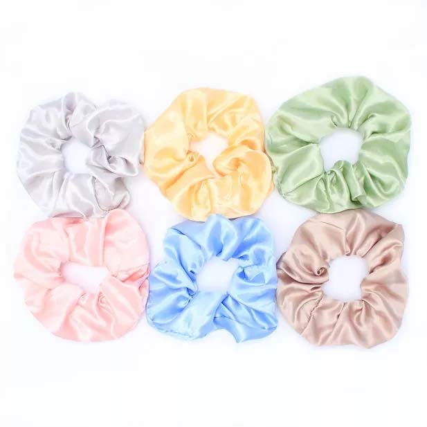 7530 molly & rose pastel  scrunchy satin