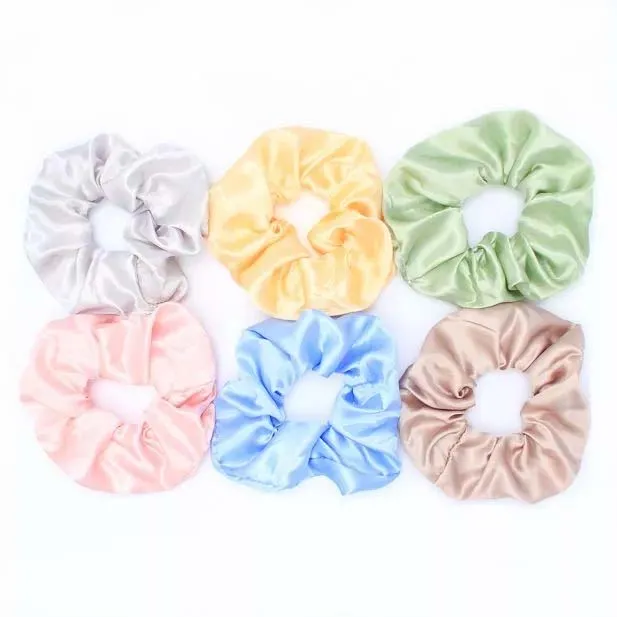 7530 molly & rose pastel  scrunchy satin