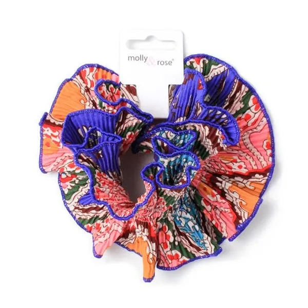 9309 molly & rose double layered indian scrunchy