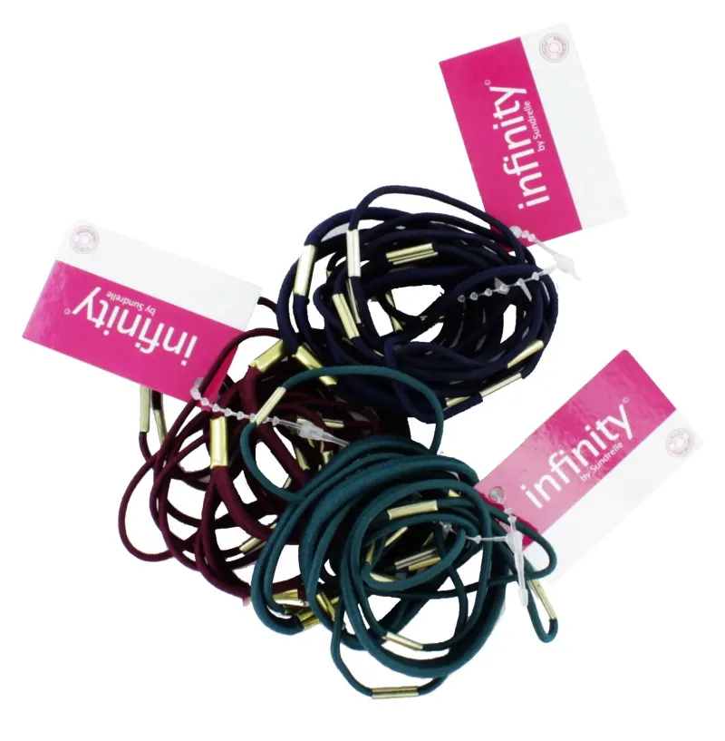 MIXED COLURED THICK/THIN SKOOL ELASTICS