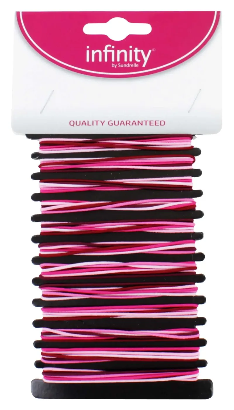 12PK intertwined hair elastics