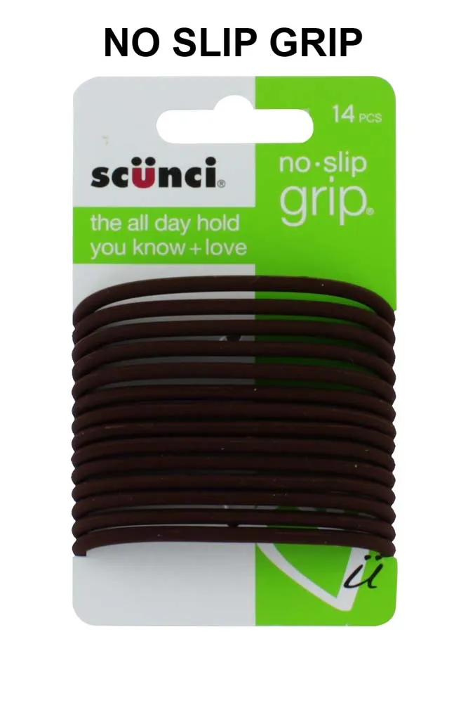 SCUNCI 14 NO SLIP BROWN JELLY ELASTICS 491141U