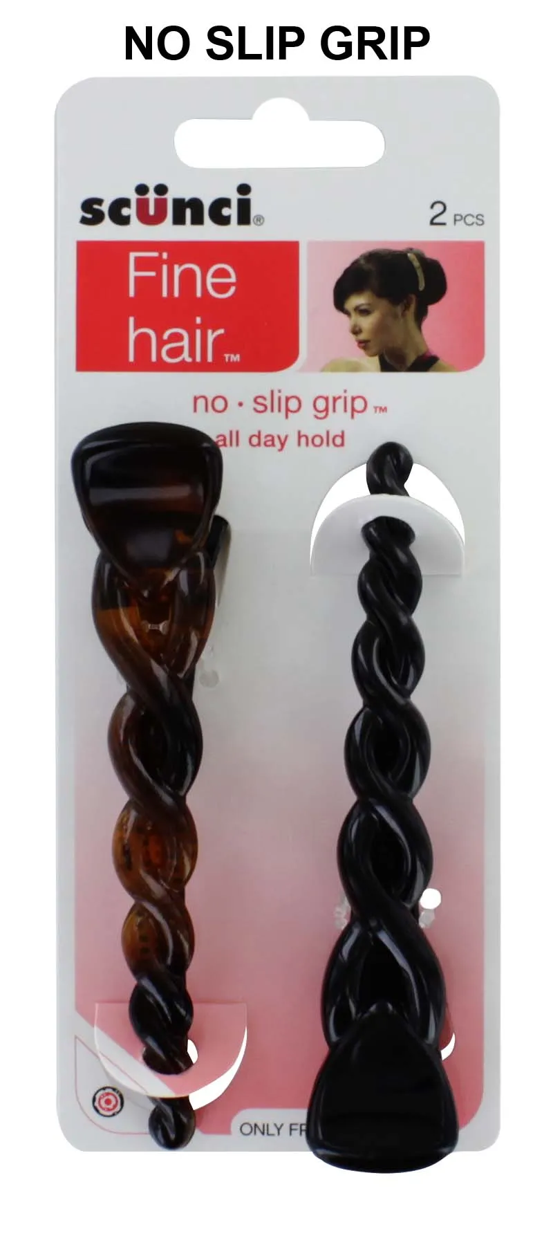 SCUNCI 2 PEG CLIPS NON SLIP 490239U