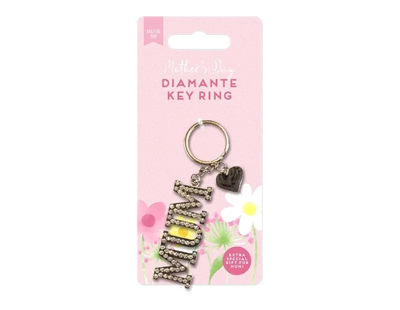 MOT6158 MOTHERS DAY MUM DIAMONTE KEY RING