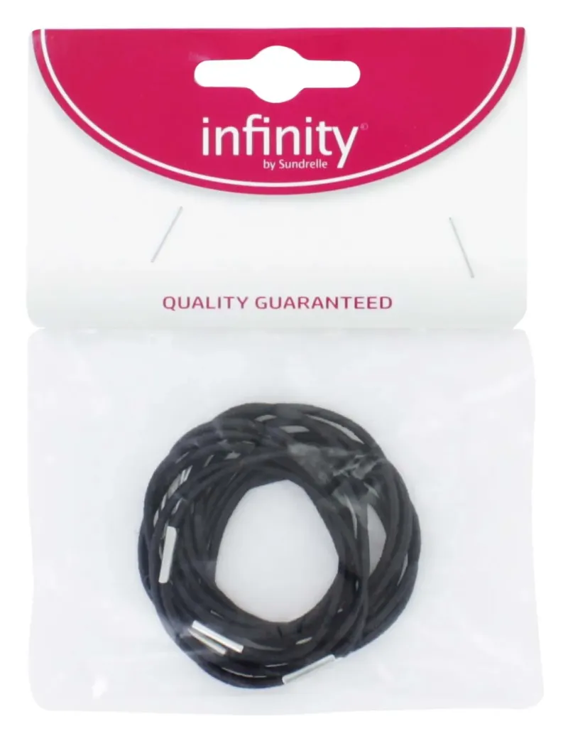 BLACK BUNCH ELASTICS