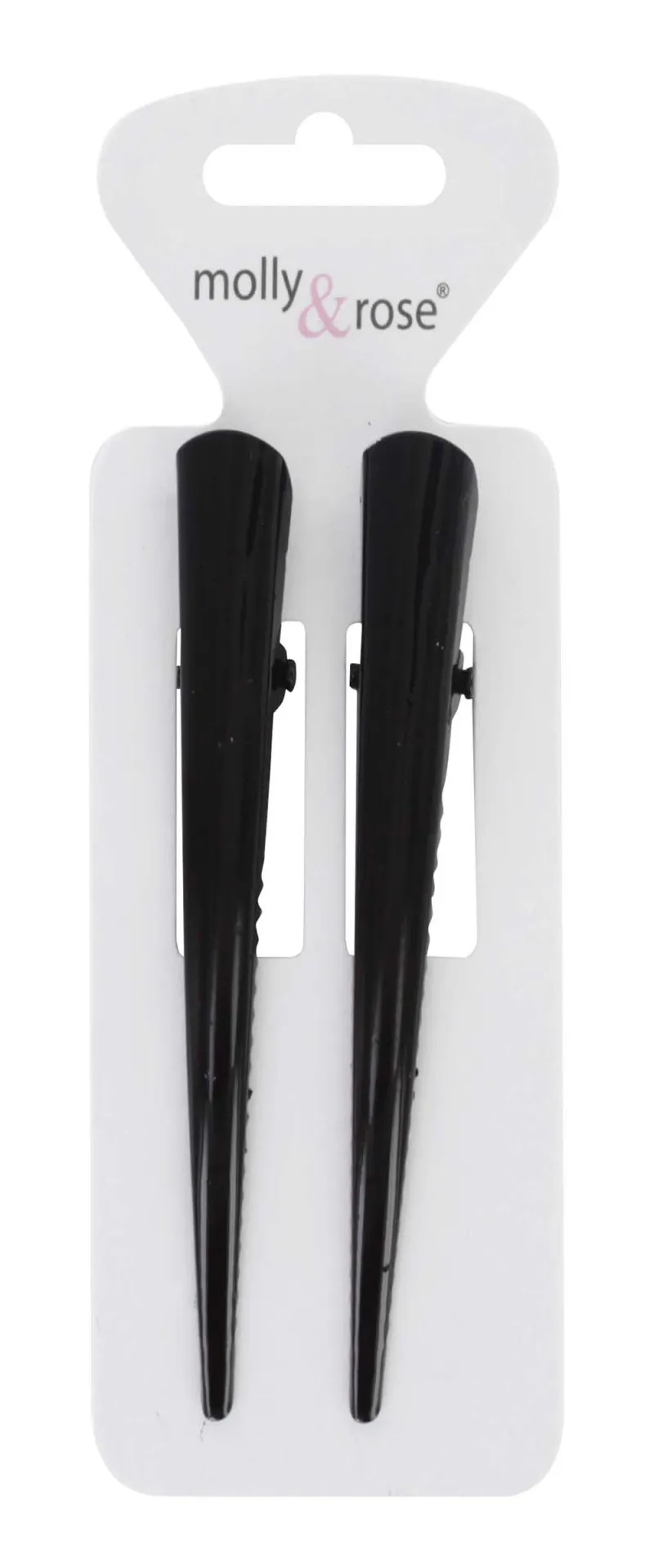MOLLY & ROSE BLACK SECTIONING CLIPS 2s