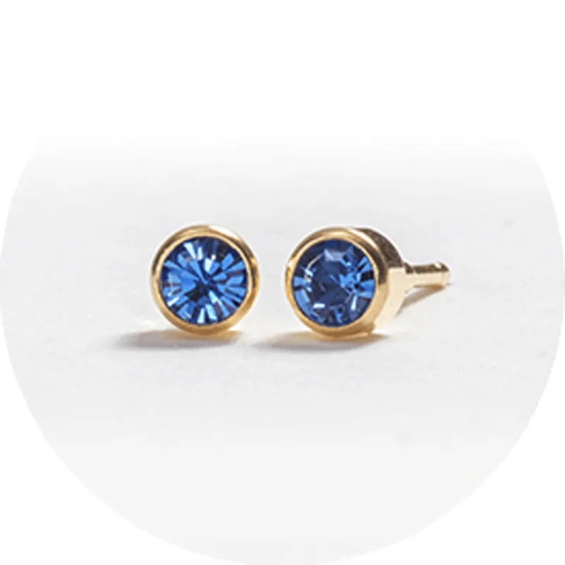 SYSTEM 2000 EAR STUDS SEPT  GOLD x 12