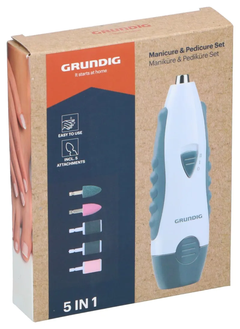 GRUNDIG 5in1 MANICURE & PEDICURE SET