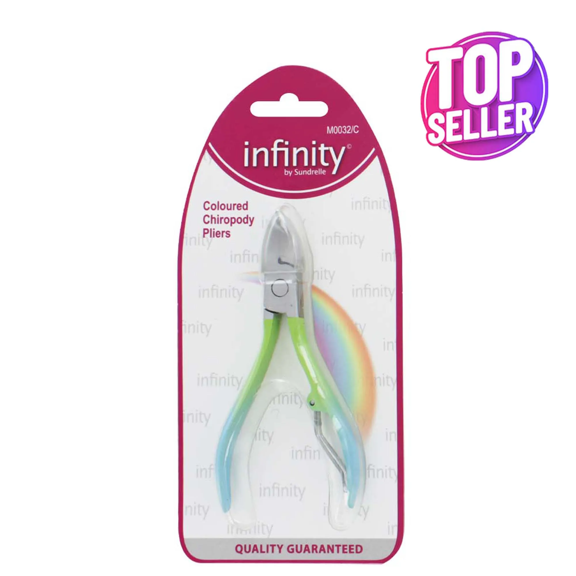 INFINITY NAIL PLIERS COLOURED 10cm