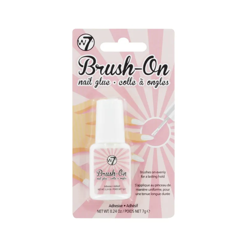 W7 BRUSH ON NAIL GLUE 7g