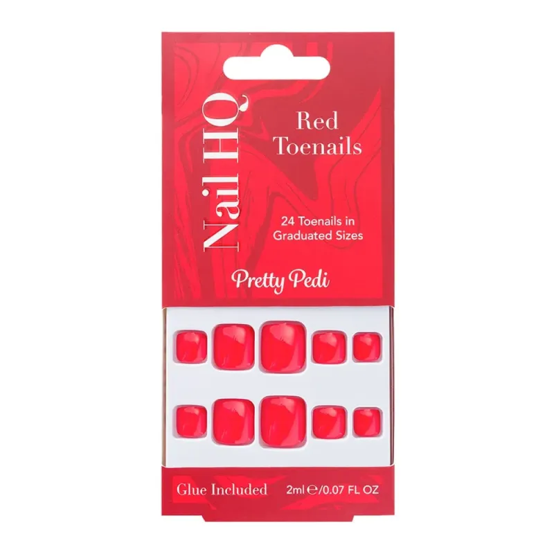 NAIL HQ RED FALSE TOENAILS 80 45 422