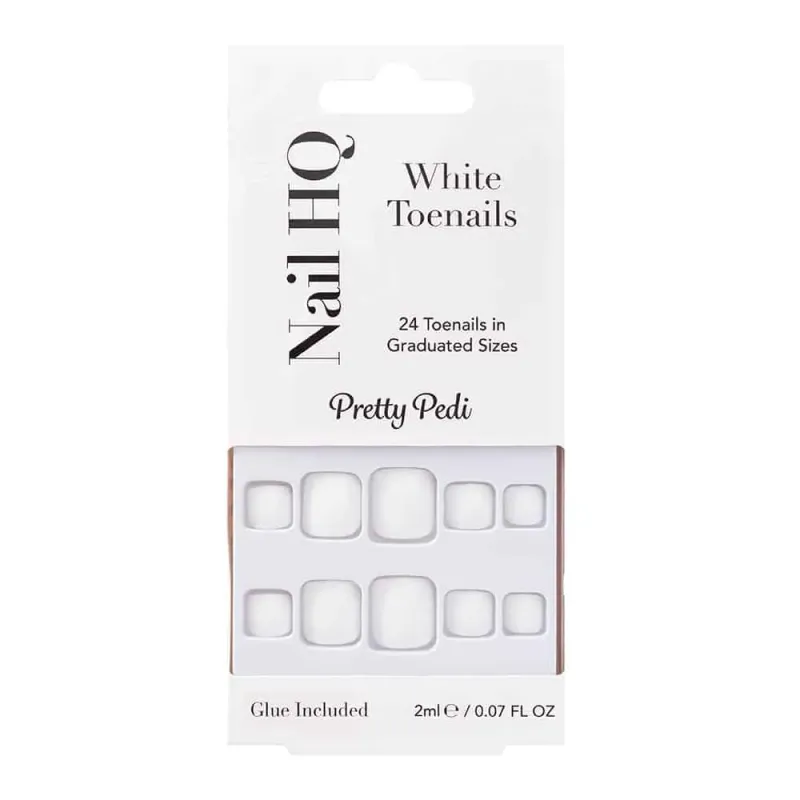 NAIL HQ WHITE FALSE TOENAILS 80 45 420