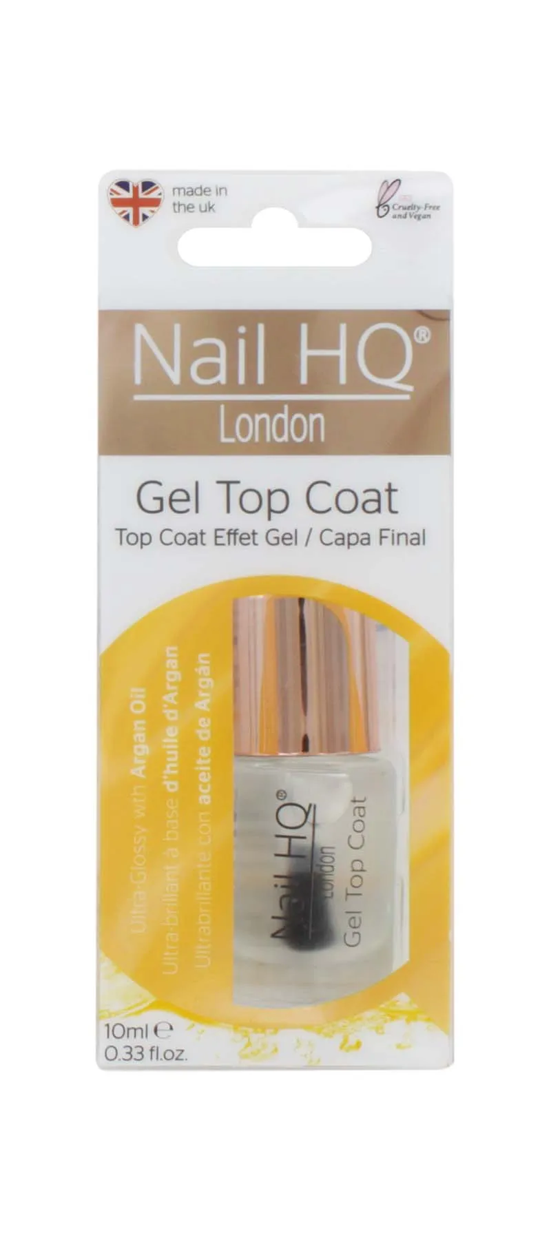 NAIL HQ GEL TOP COAT 10ml 80 45 200