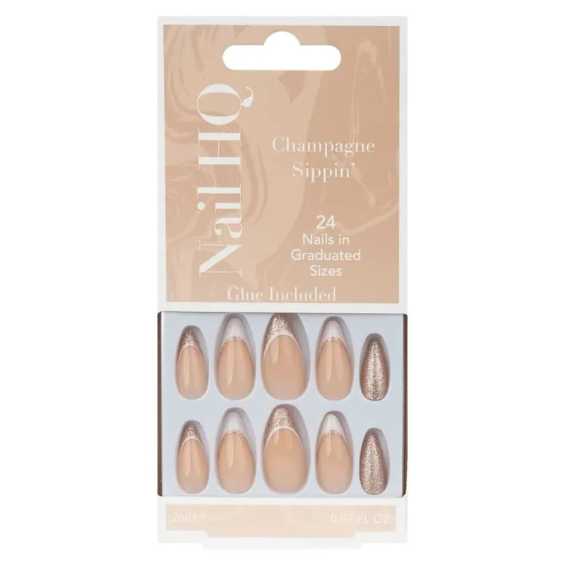 NAIL HQ FALSE NAILS CHAMPAGNE SIPPIN  80 45 387