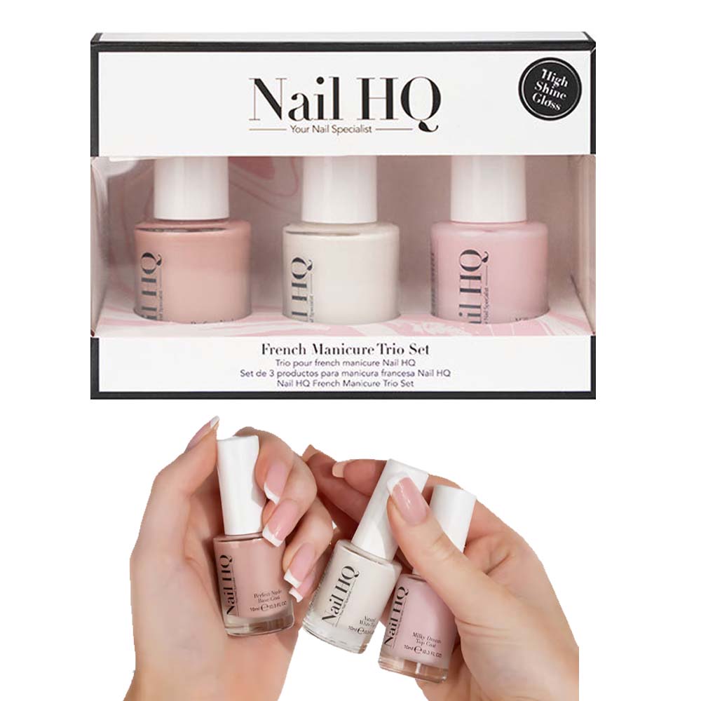 NAIL HQ FRENCH MANICURE TRIO SET 80 45 361