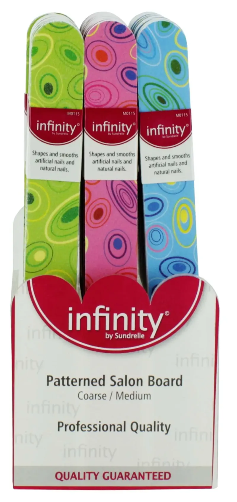 INFINITY FLORAL SALON BOARDS BANDED X36