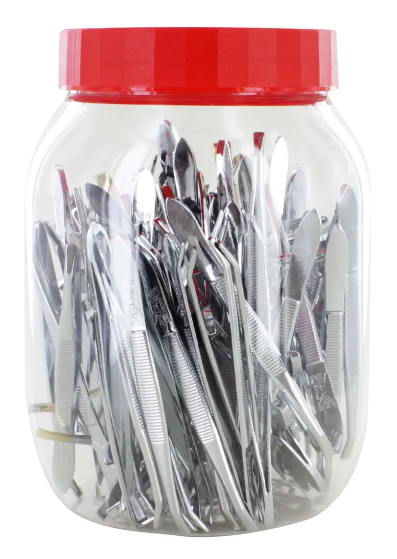 MIXED TWEEZERS IN TUB x96