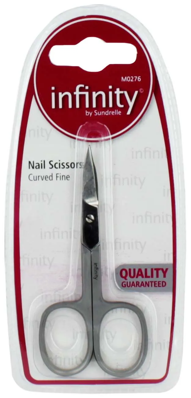 INFINITY NAIL SCISSORS CURVED FINE