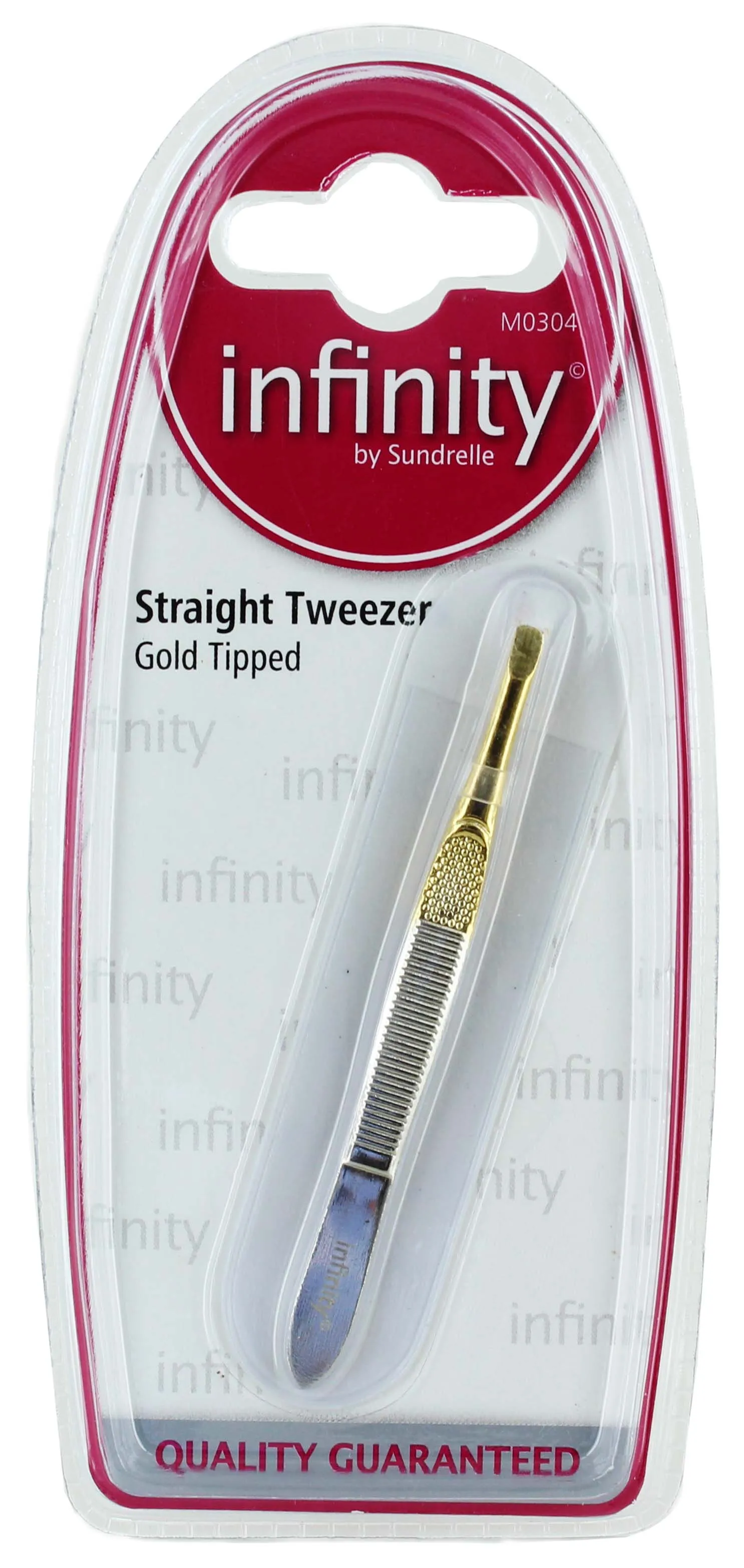 INFINITY GOLD TIP TWEEZER'S STRAIGHT