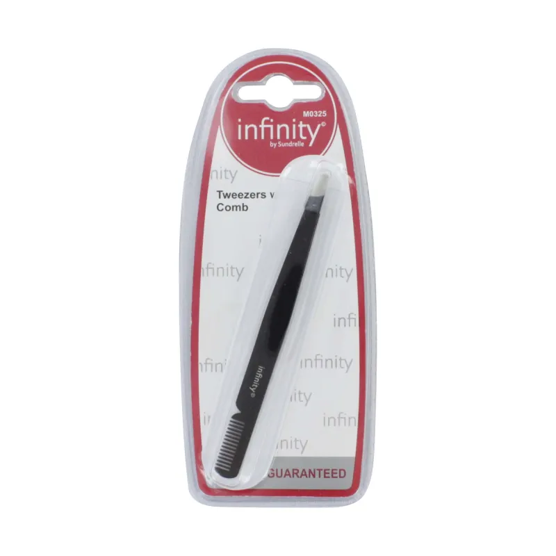 INFINITY TWEEZERS WITH COMB