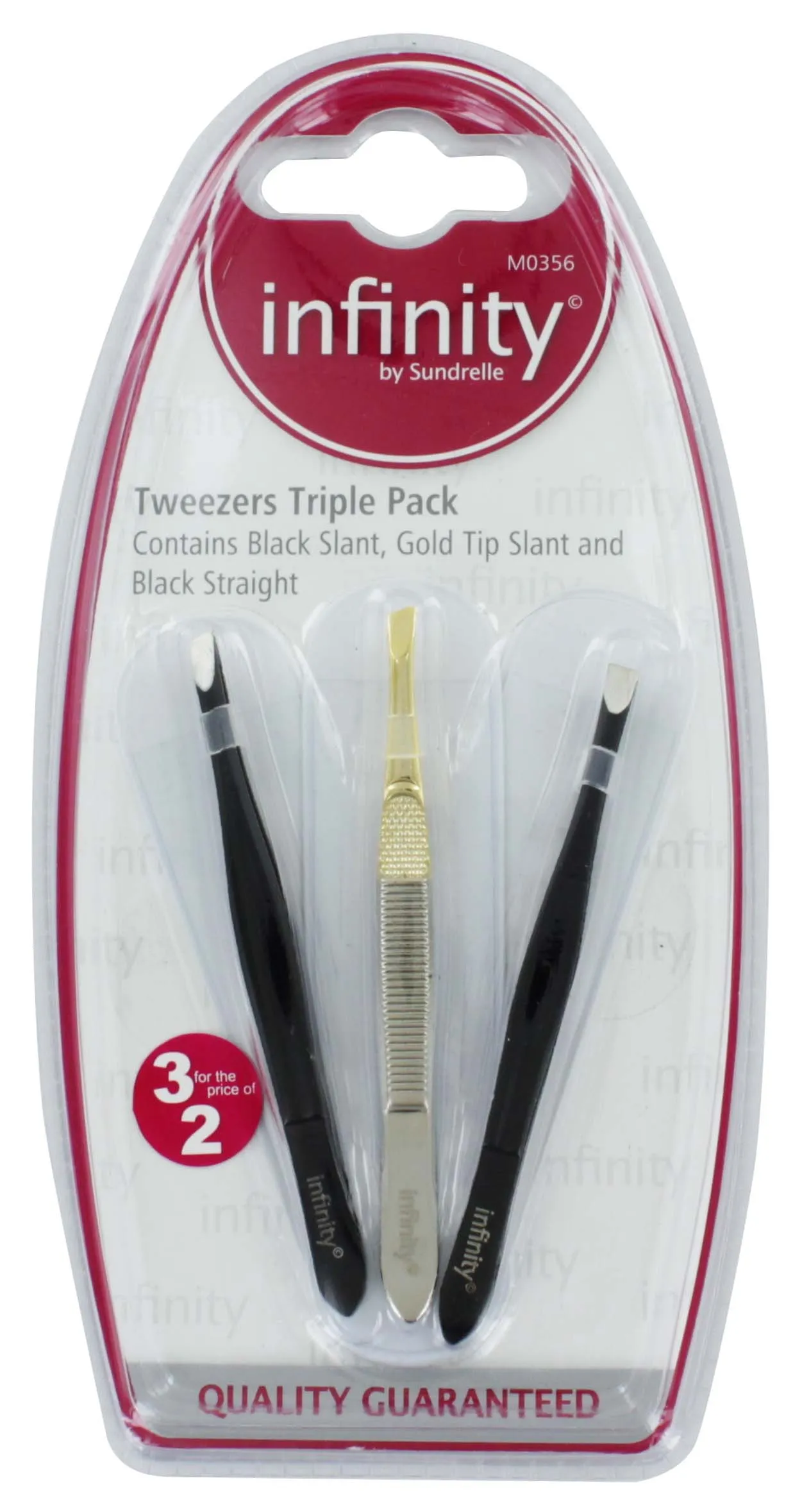 INFINITY 3 PACK TWEEZERS