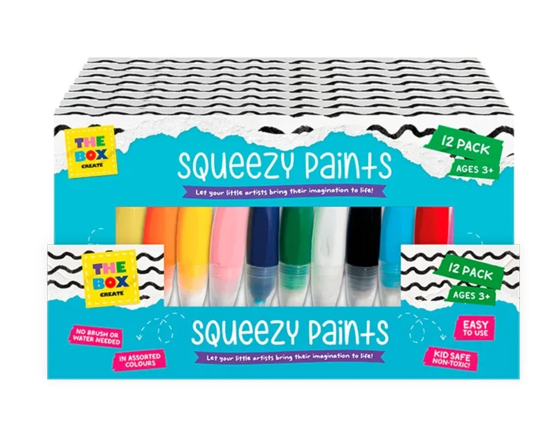 STA12658OB 12 SQUEEZY PAINTS