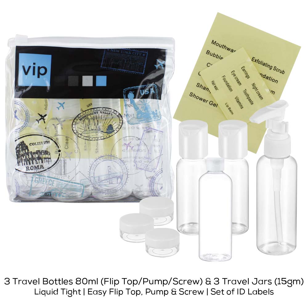 VIP TRAVEL BOTTLE SET