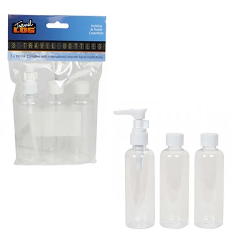 3pce TRAVEL BOTTLE SET 80ml