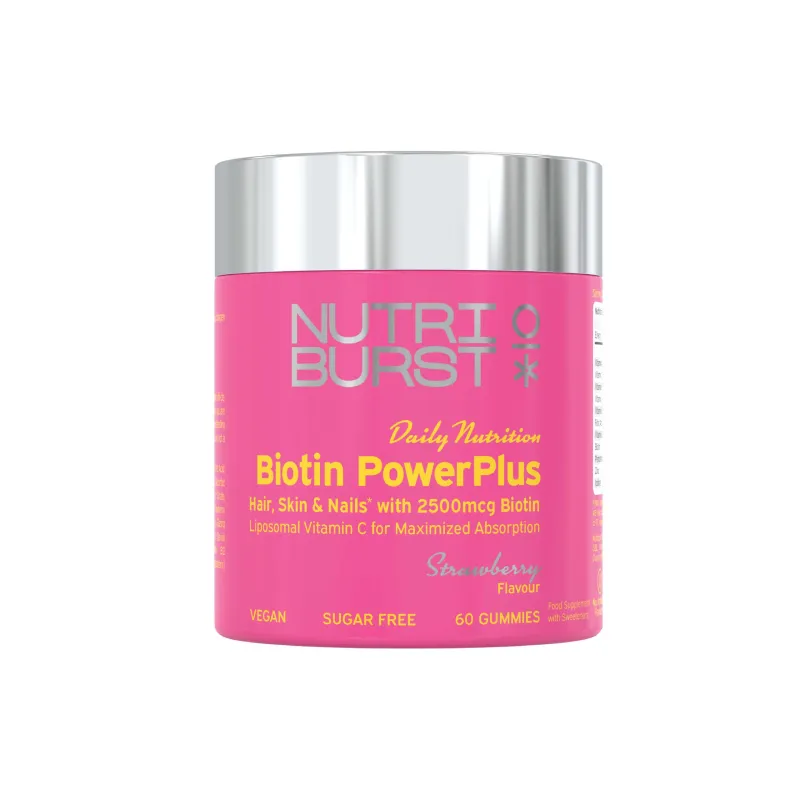 NUTRIBURST DAILY BIOTIN POWER PLUS GUMMIES