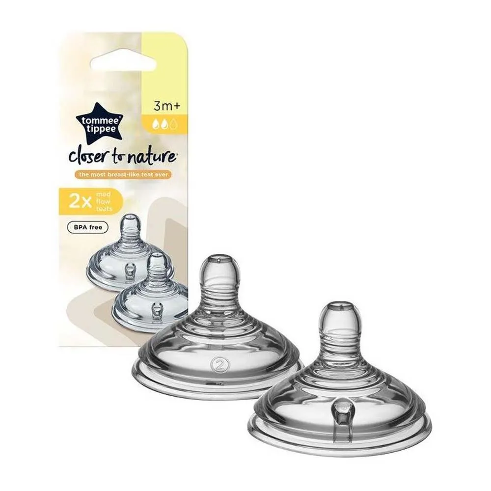 TOMMEE TIPPEE CTN TEAT 3+ MEDIUM FLOW  x4 42458501