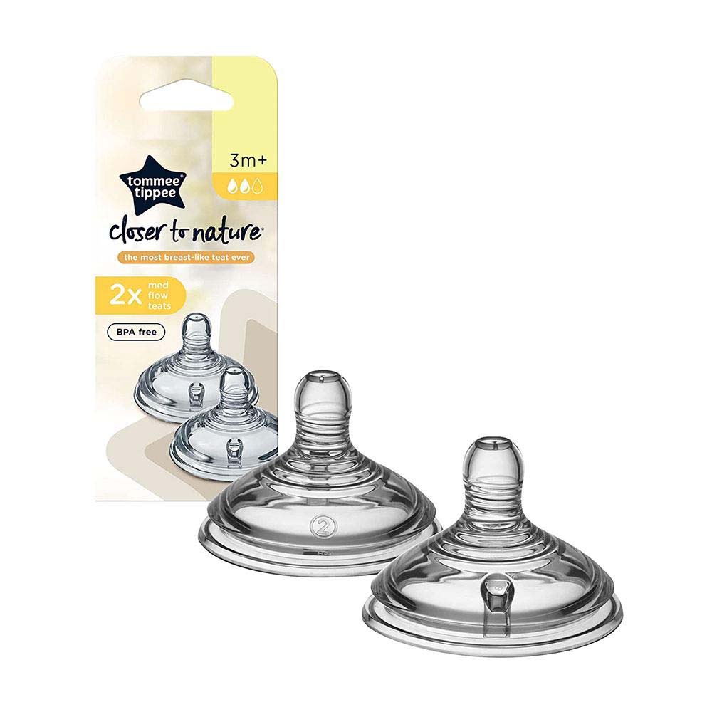 TOMMEE TIPPEE CTN TEAT 3+ MEDIUM FLOW  x4 424585