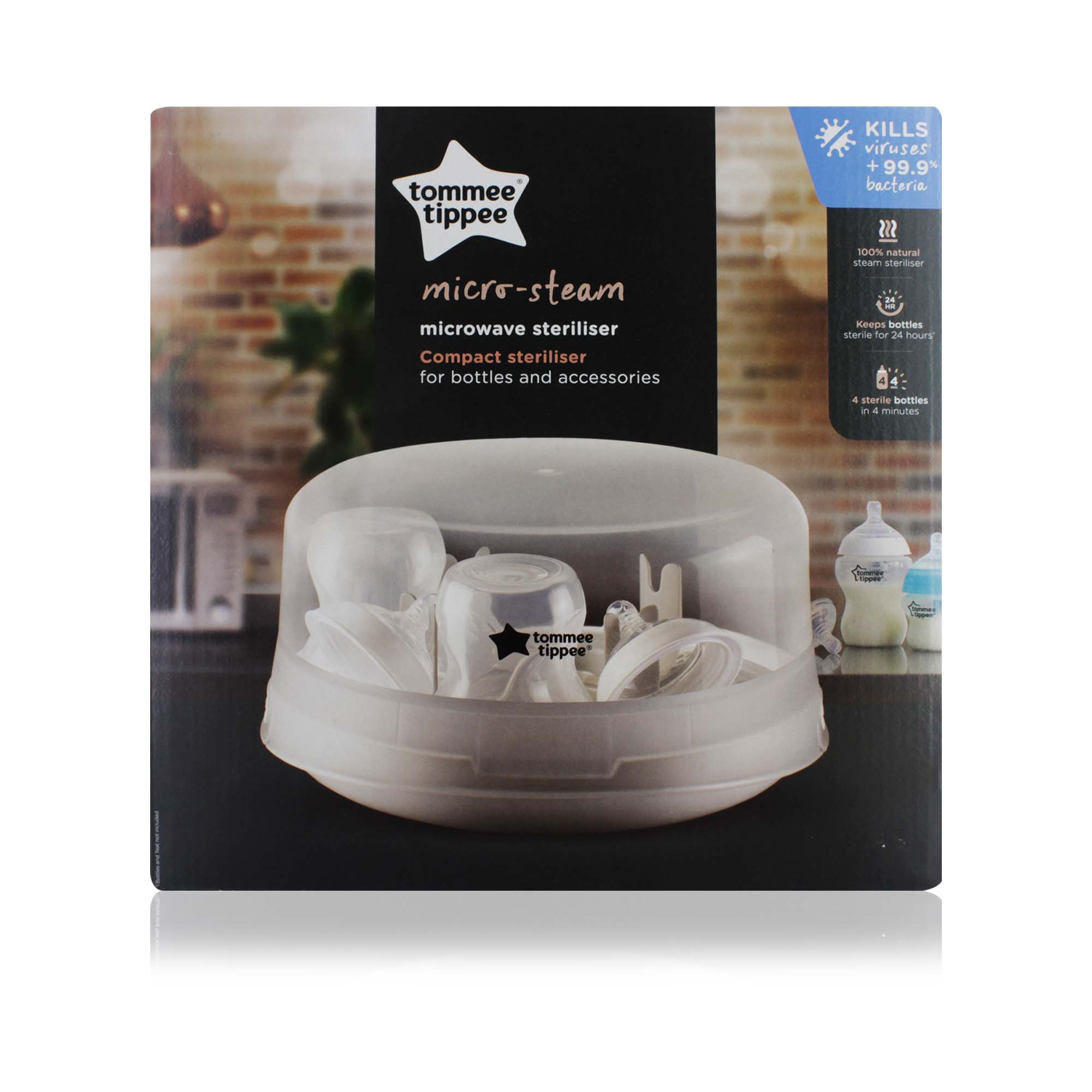 TOMMEE TIPPEE MICROWAVE STEAM STERLISER 42361020