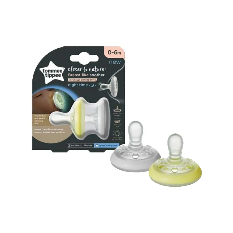 433484 CTN BREAST LIKE SOOTHERS NIGHT TIME 0-6m x 3