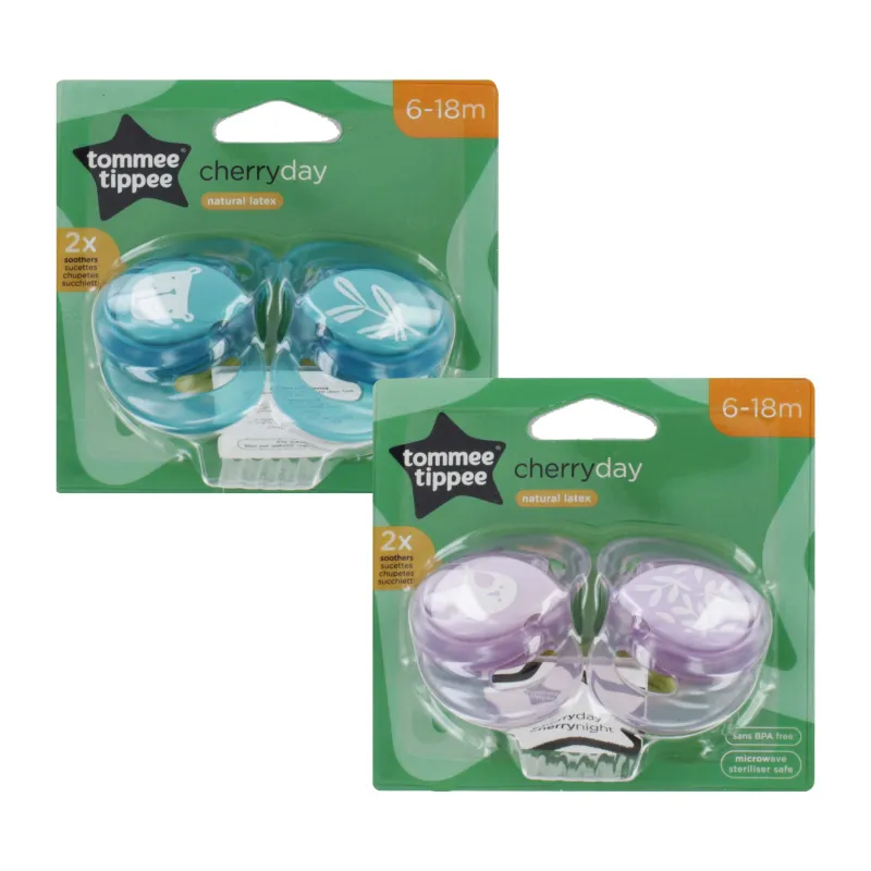 TOMMEE TIPPEE ESSENT DEC CHERRY SOOTHERS 6-18 x4 43323856