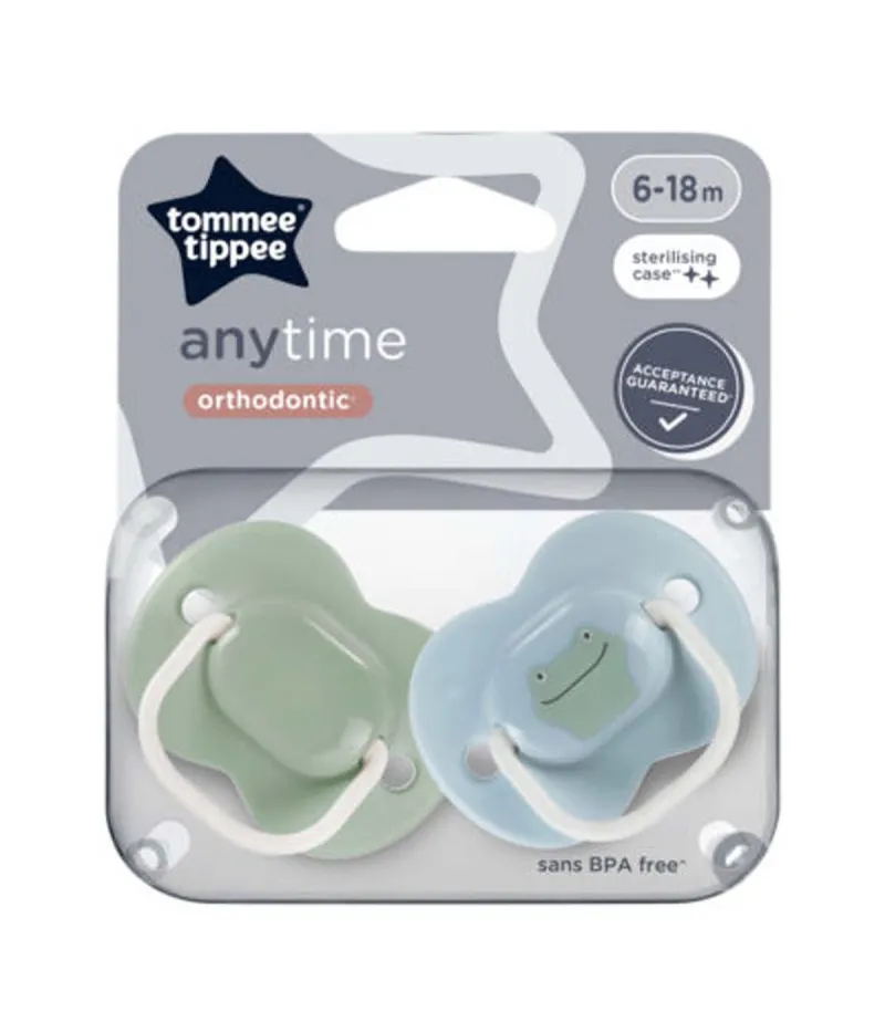 43354499 TT ANY TIME ORTHODONTIC SOOTHERS  6-18 x3