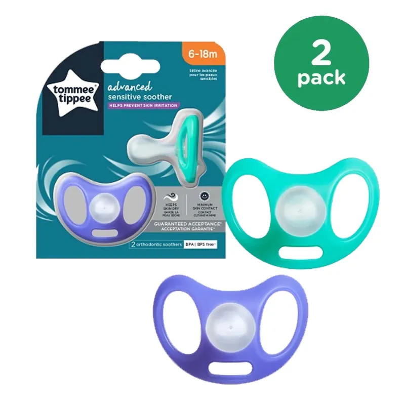 43349402 TT  2 ADVANCED SENSITIVE 6-18m SOOTHERS x3