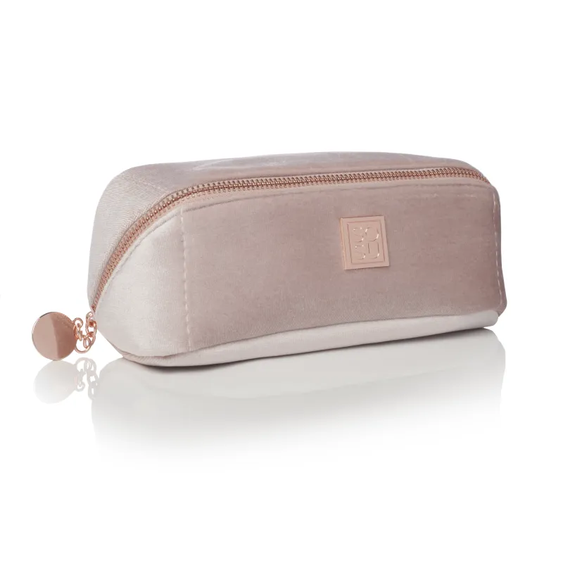 SOSU VELVET VANITY BAG NUDE