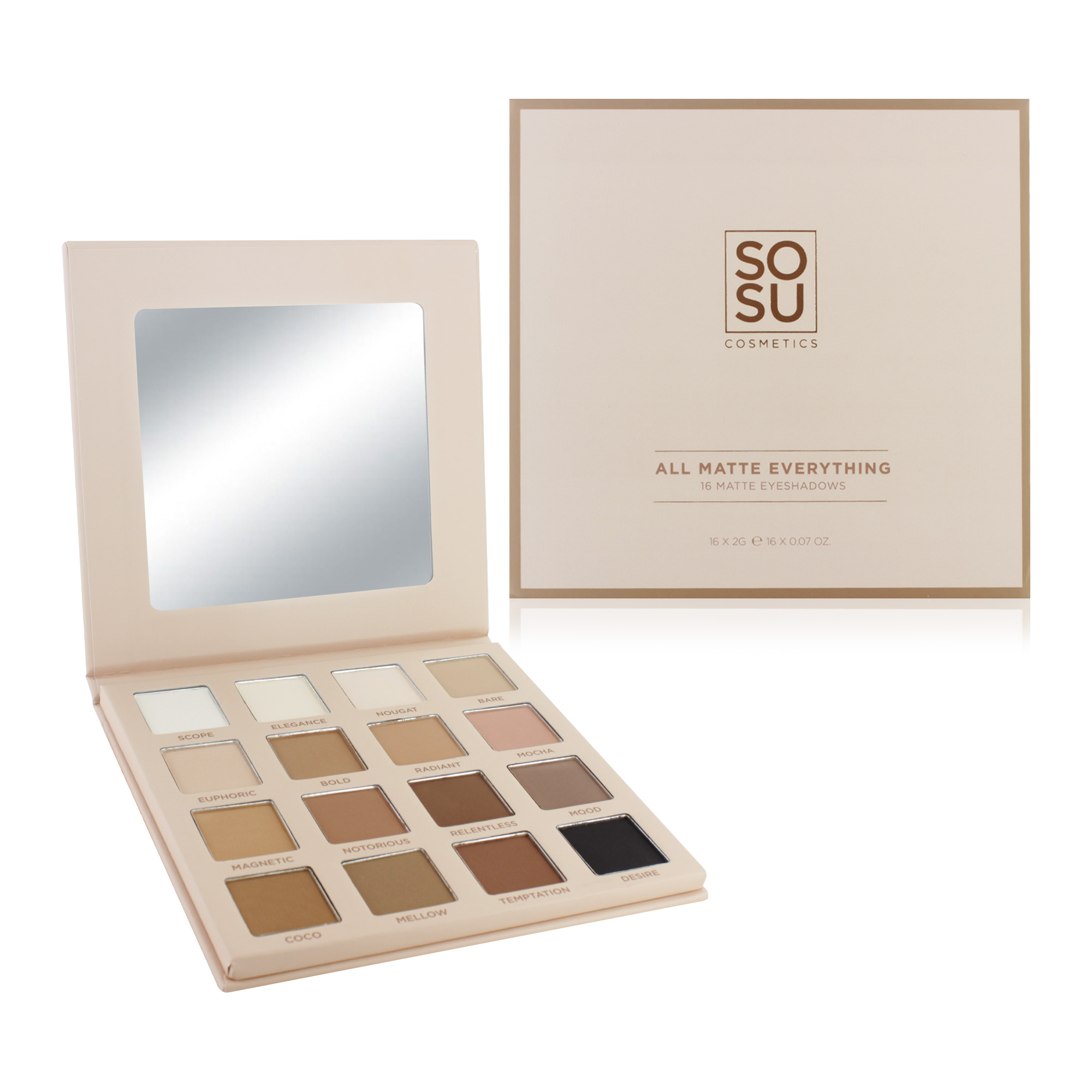 SOSU ALL MATTE EVERYTHING EYESHADOW PALETTE