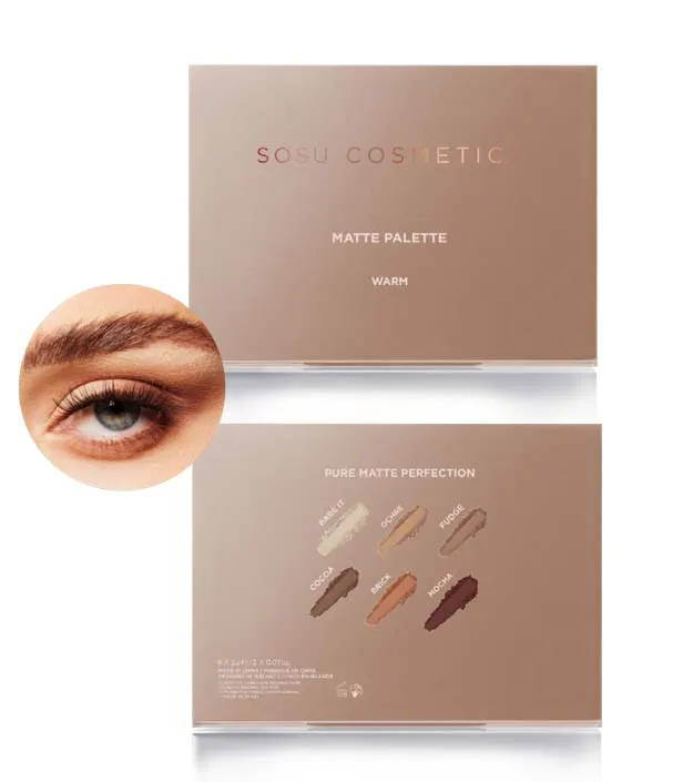 SOSU MATTE PALETTE Warm