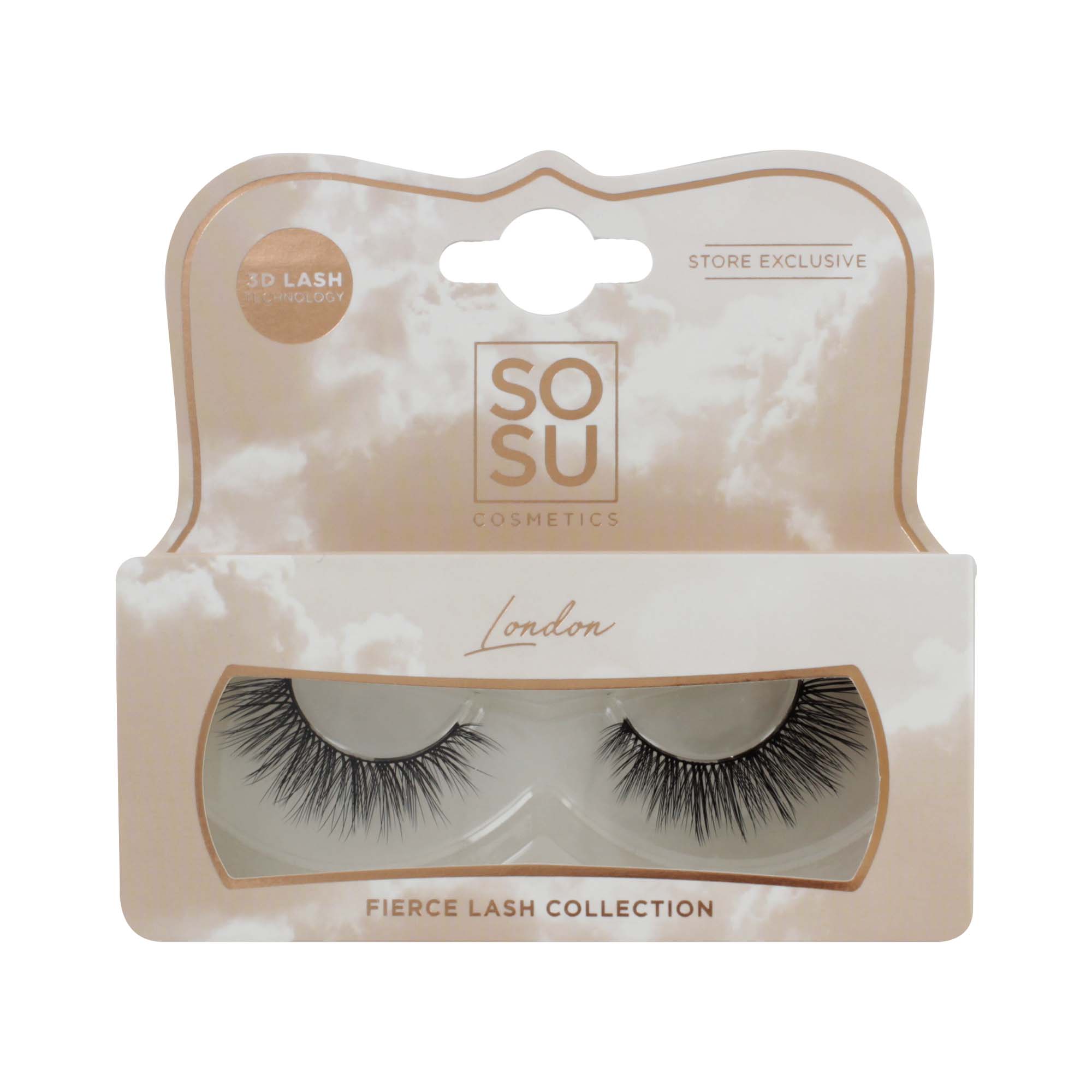 SOSU LONDON  EYELASHES 3D TECHNOLOGY