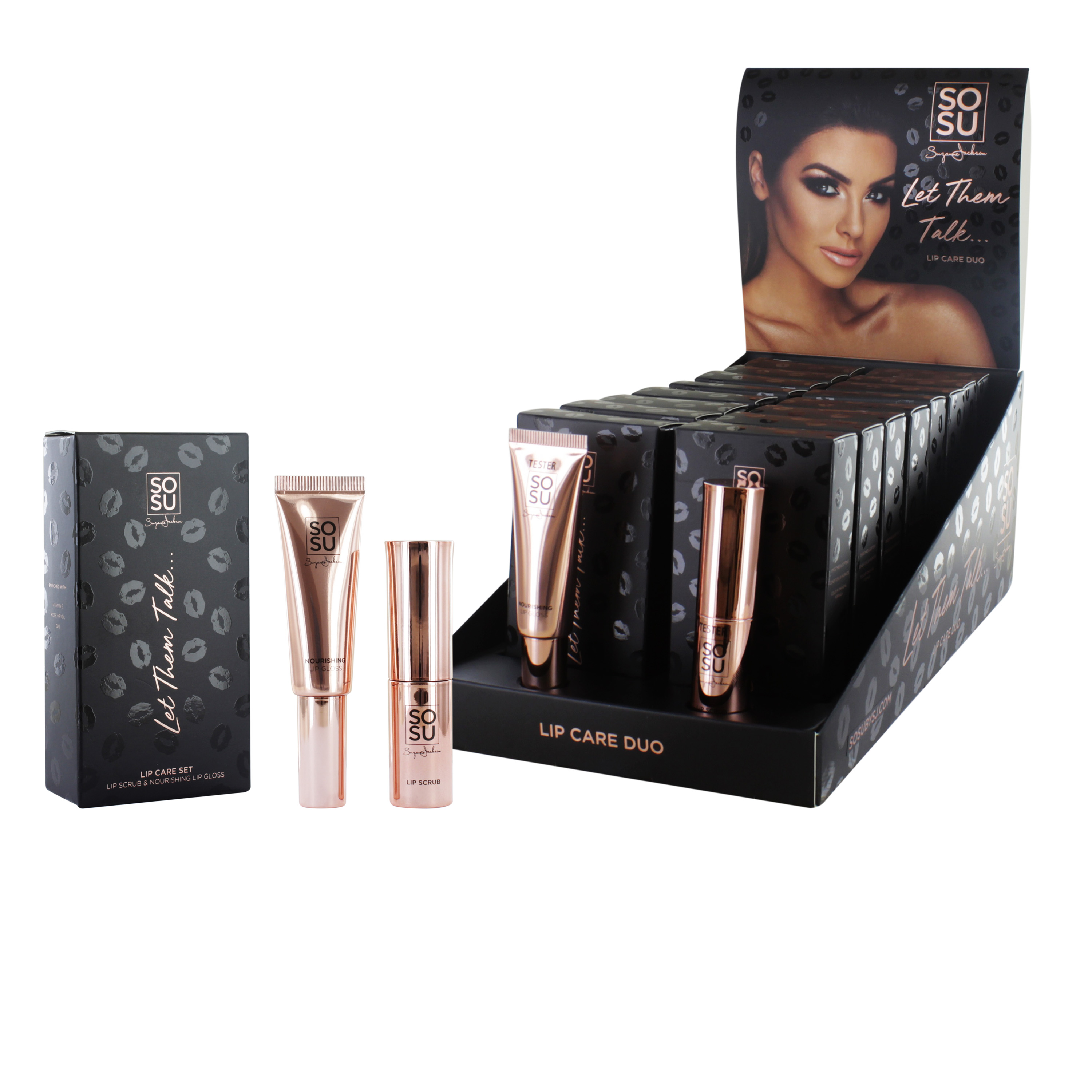 SOSU LIP CARE SCRUB SET x 16***SPECIAL