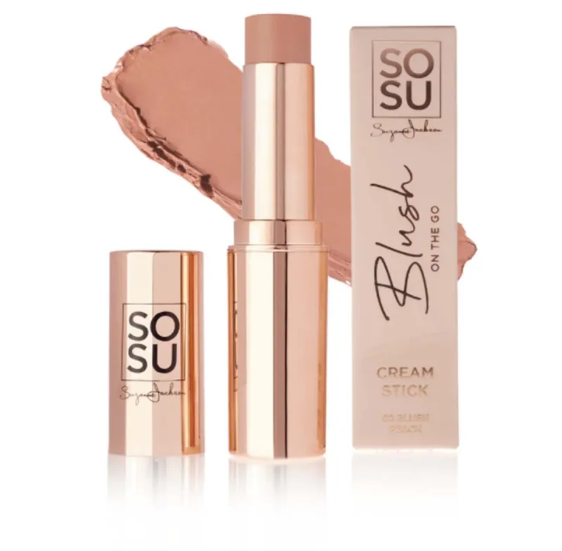 SOSU CREAM STICK BLUSH & GLOW BLUSH PEACH