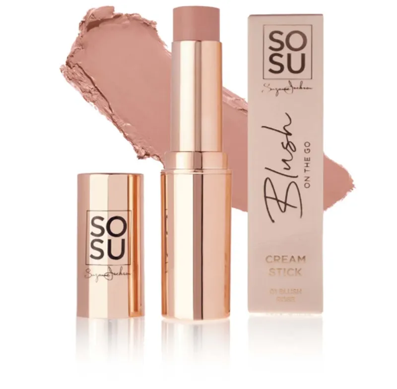 SOSU CREAM STICK BLUSH & GLOW BLUSH ROSE